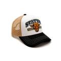 Gorra camionera Station Bull Knite malla visera curva-Unitalla
