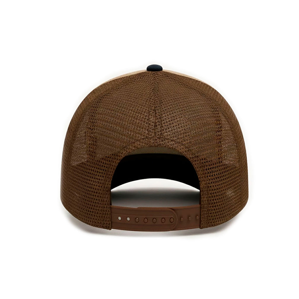 Gorra camionera Station Bull Knite malla visera curva-Unitalla