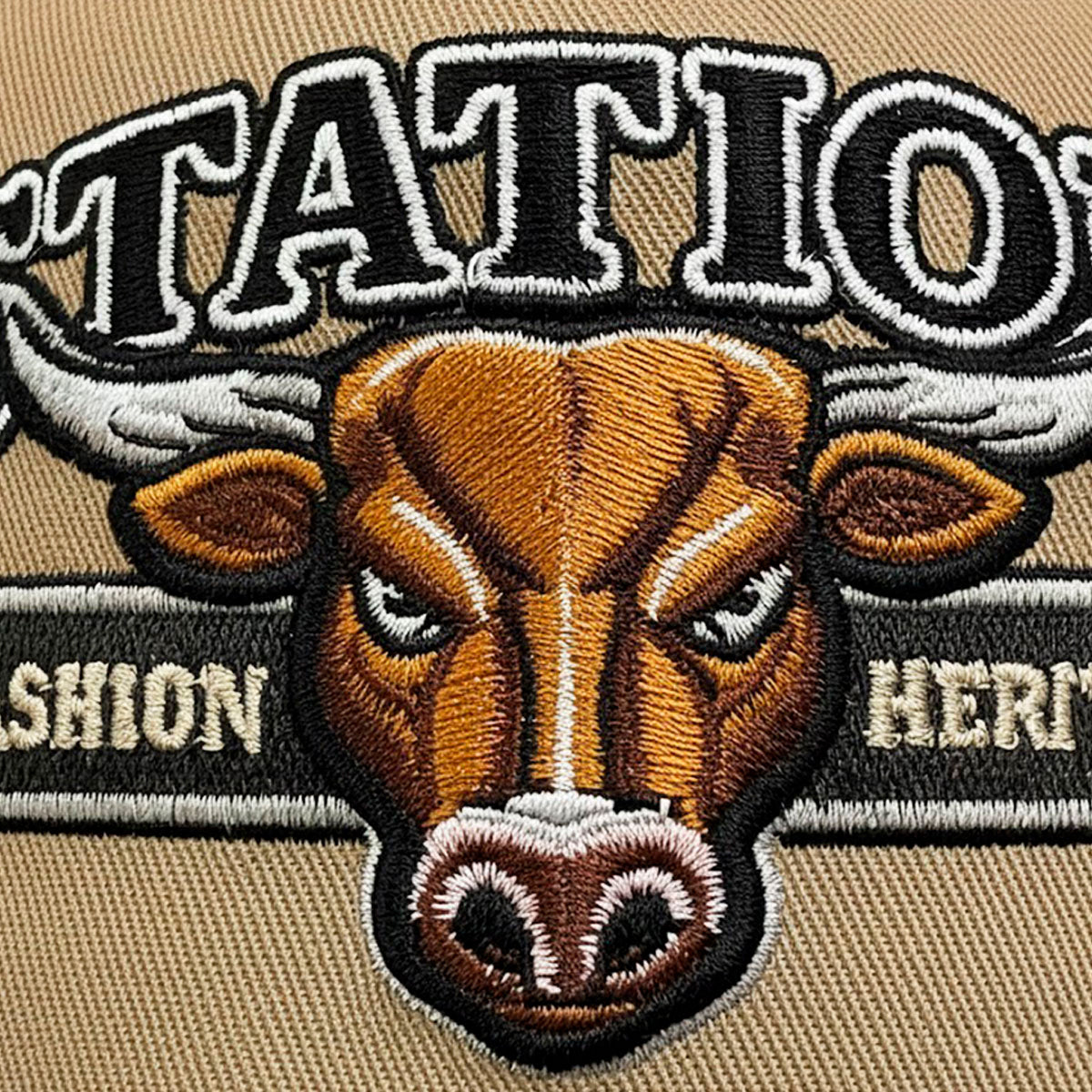Gorra camionera Station Bull Knite malla visera curva-Unitalla
