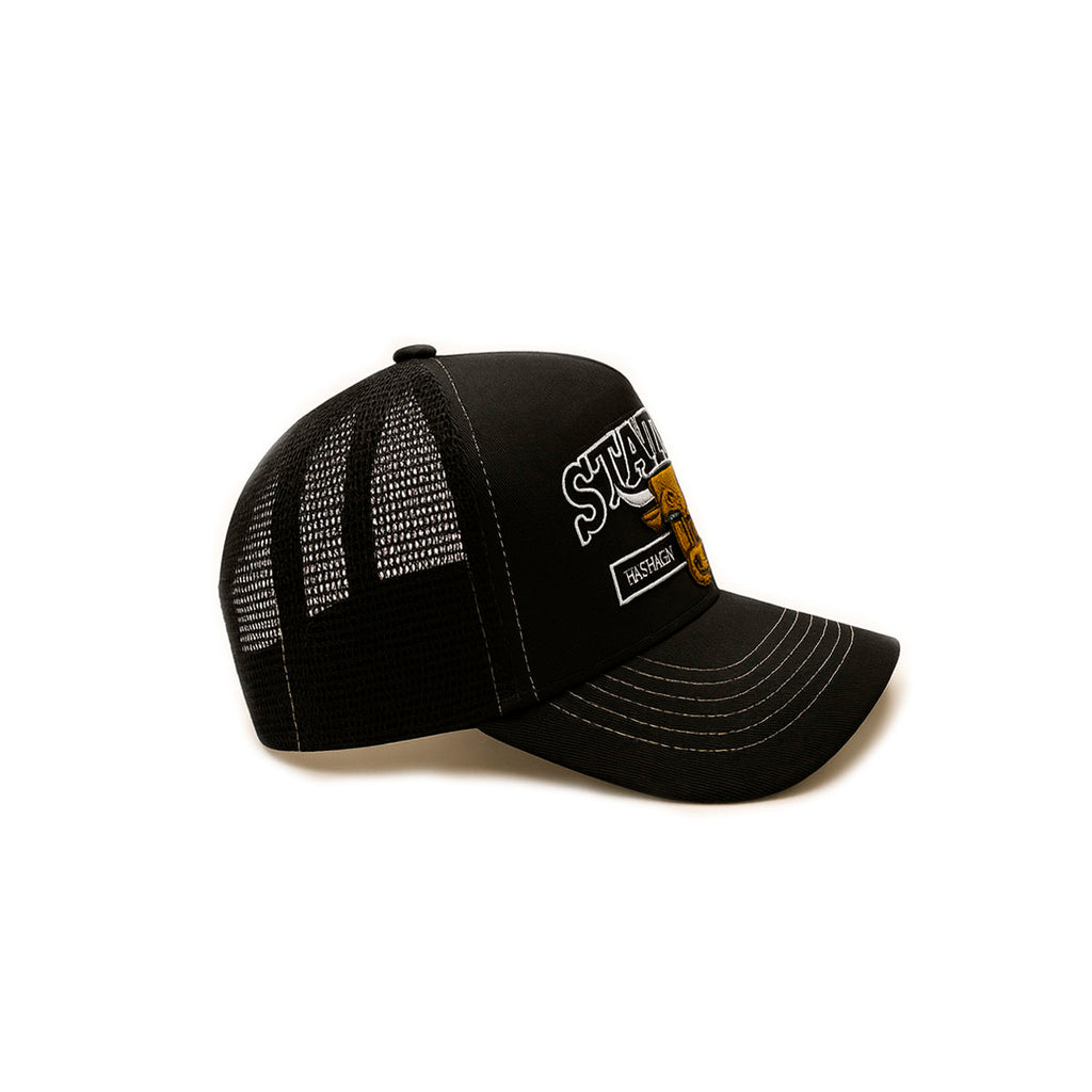 Gorra camionera Station Bull Knite malla visera curva-Unitalla
