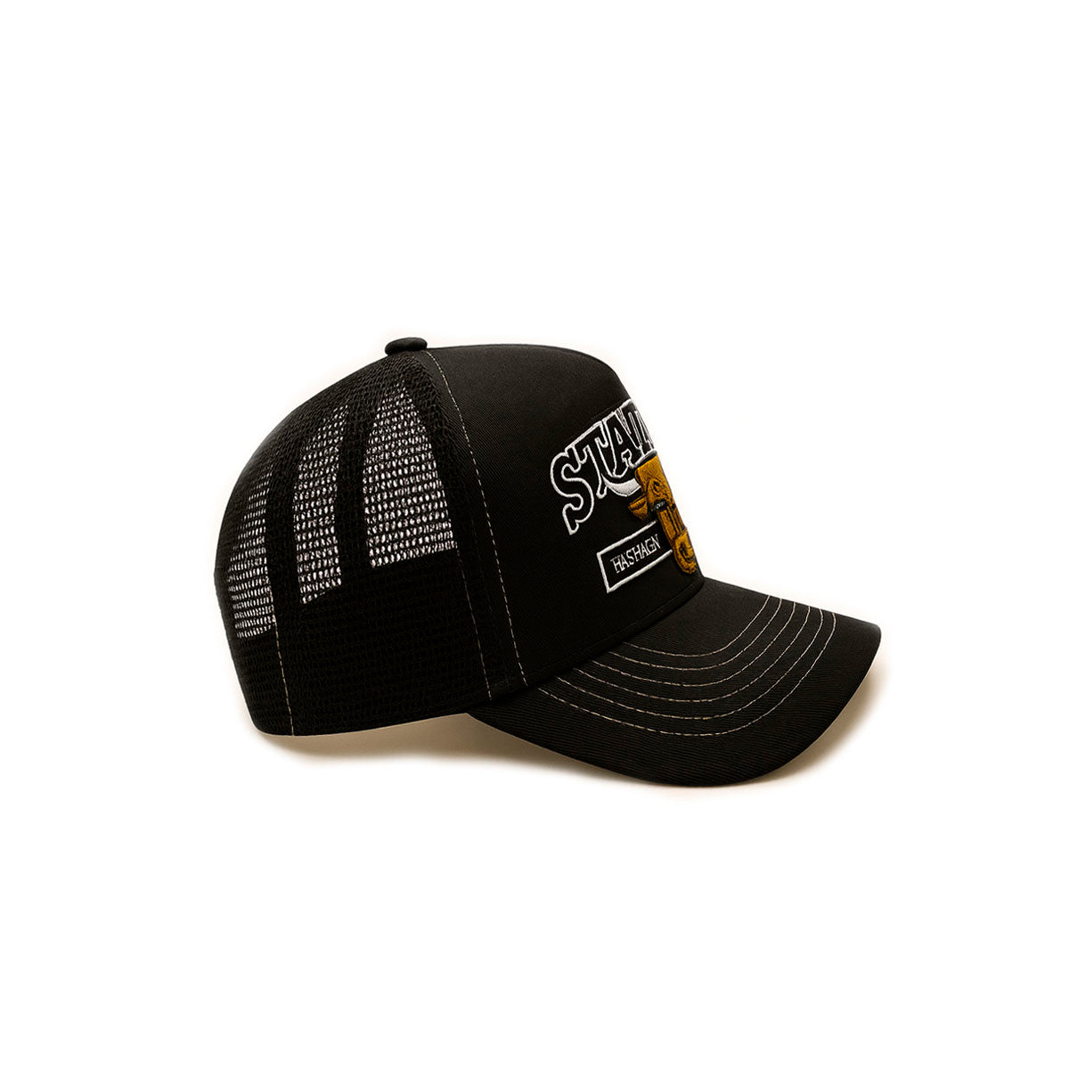 Gorra camionera Station Bull Knite malla visera curva-Unitalla