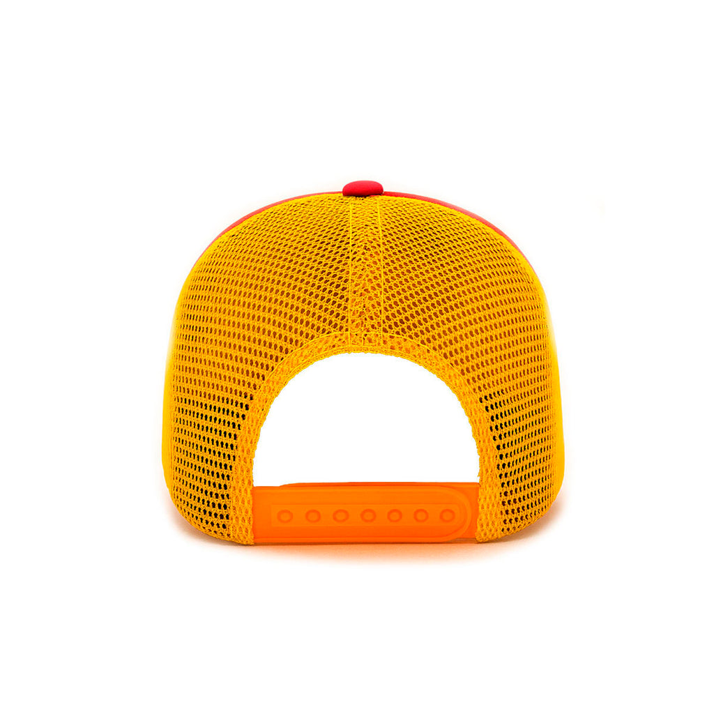 Gorra camionera Station Bull Knite malla visera curva-Unitalla