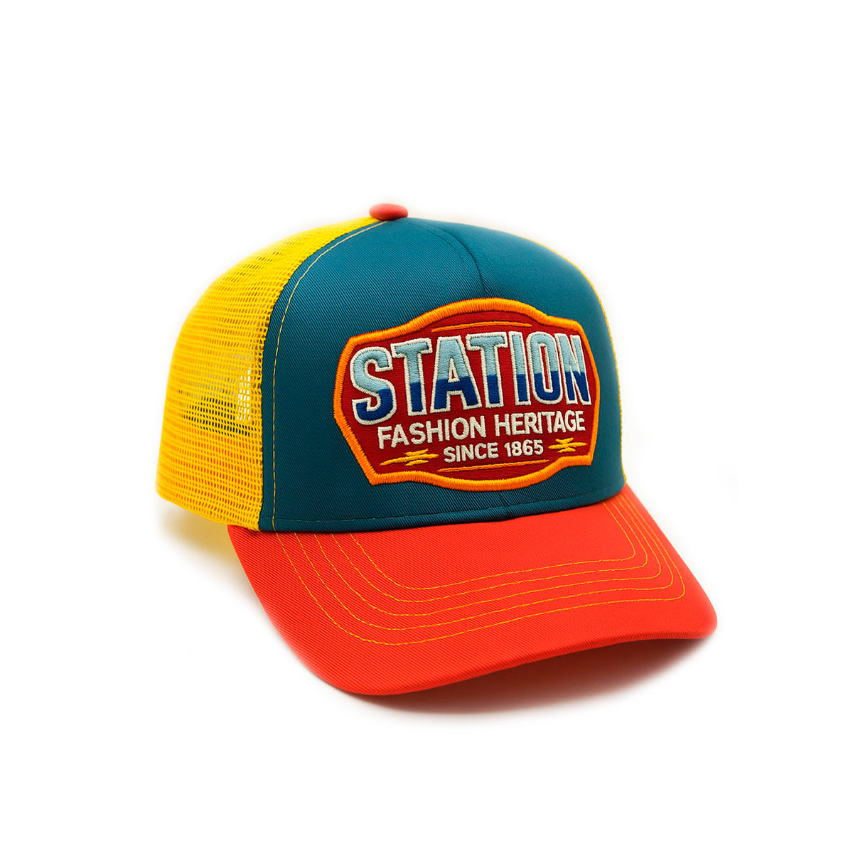 Gorra trucker malla Station Fashion Knite para hombre-Unitalla