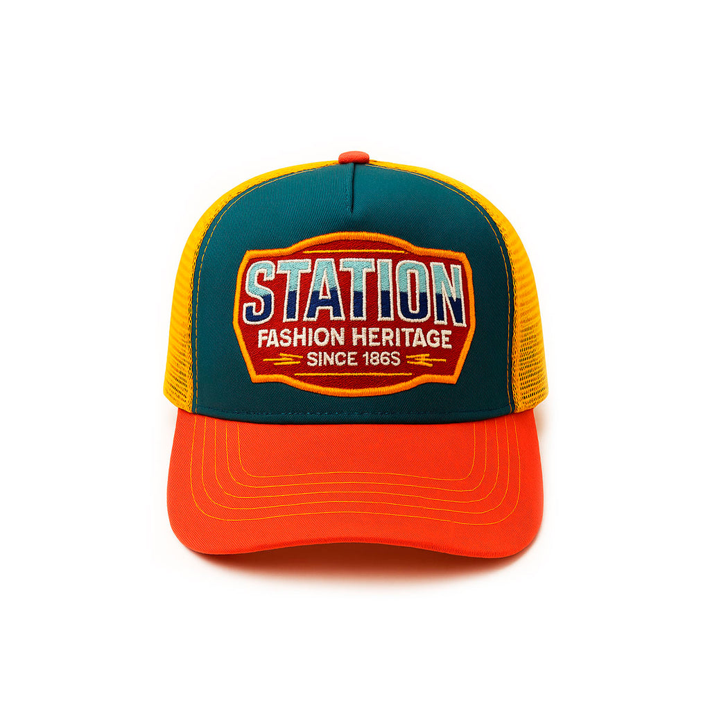 Gorra trucker malla Station Fashion Knite para hombre-Unitalla