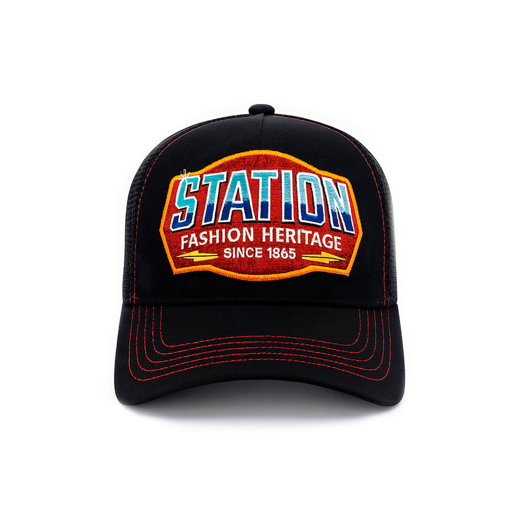 Gorra trucker malla Station Fashion Knite para hombre-Unitalla
