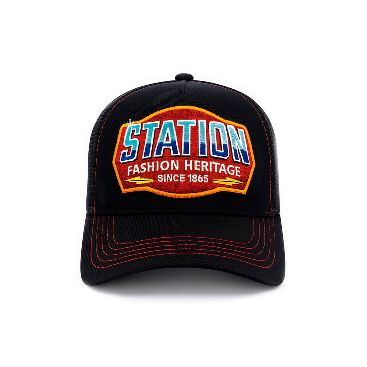 Gorra trucker malla Station Fashion Knite para hombre-Unitalla