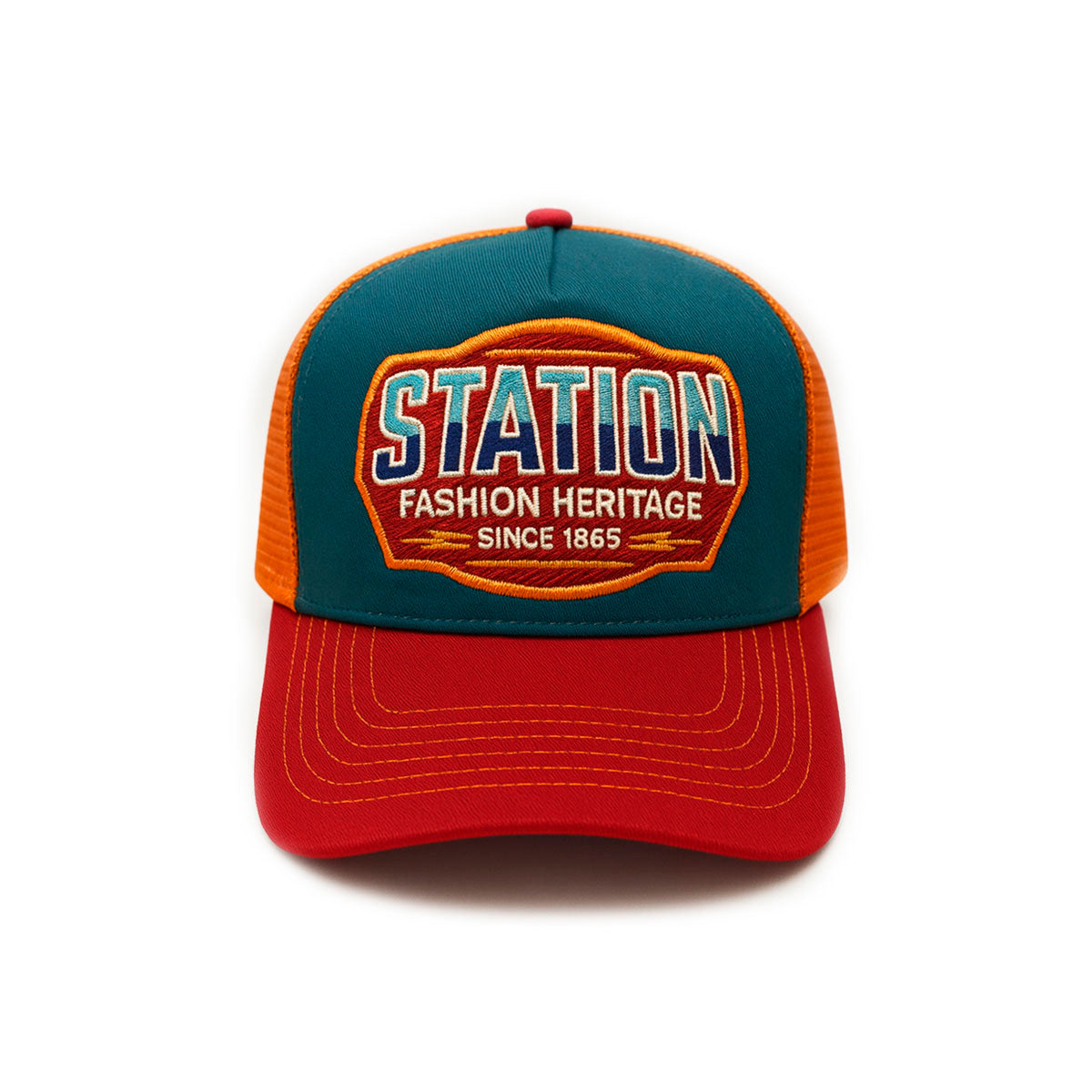 Gorra trucker malla Station Fashion Knite para hombre-Unitalla