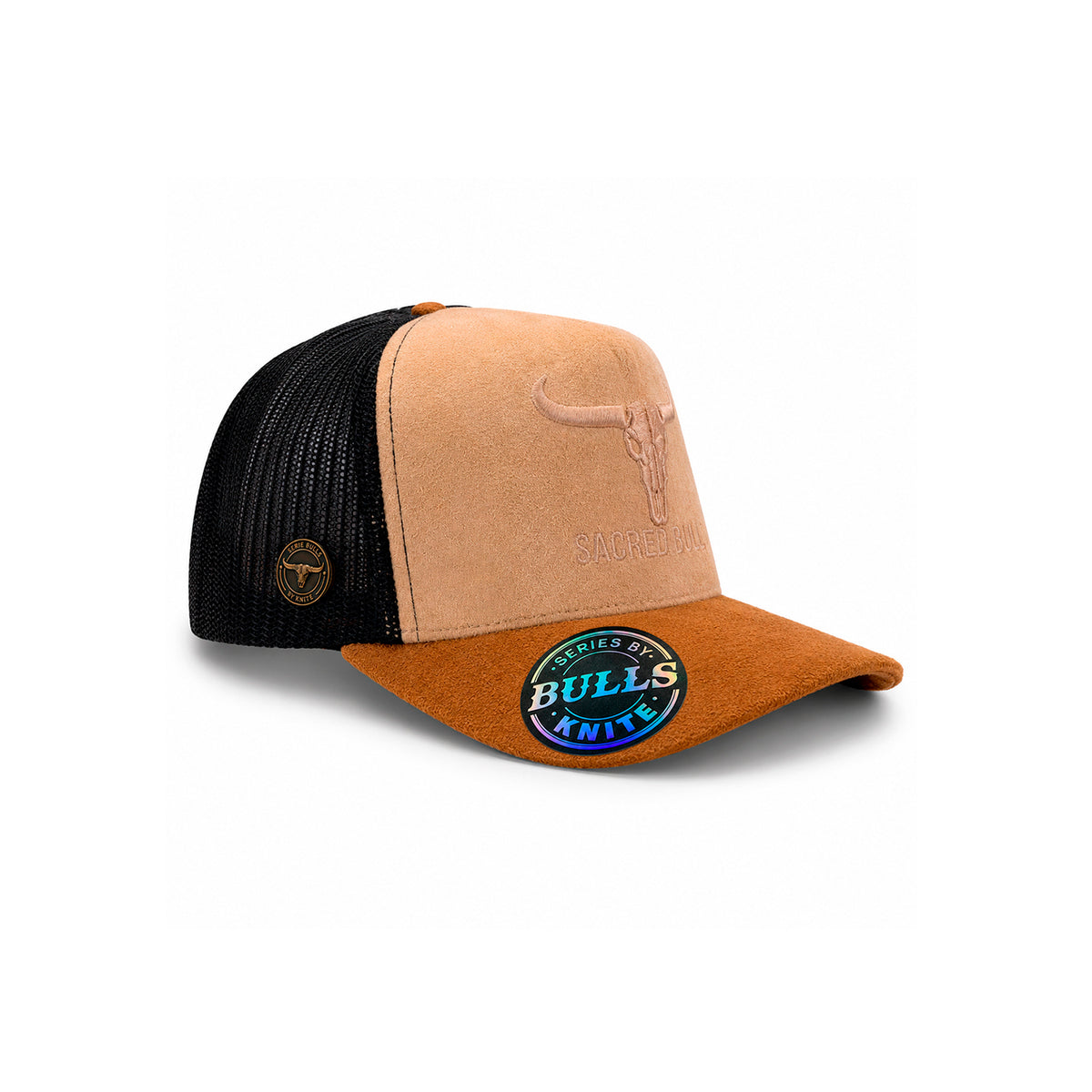 Gorra Knite Hombre Bulls Trucker American Ranch gamuza