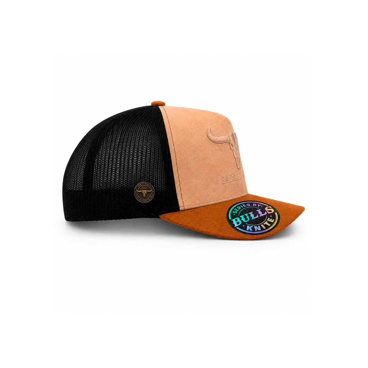 Gorra Knite Hombre Bulls Trucker American Ranch gamuza