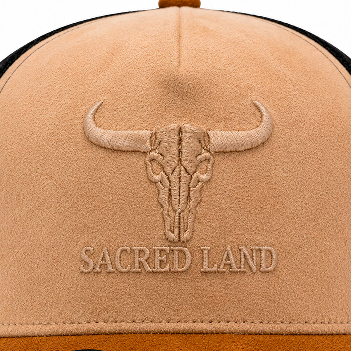 Gorra Knite Hombre Bulls Trucker American Ranch gamuza