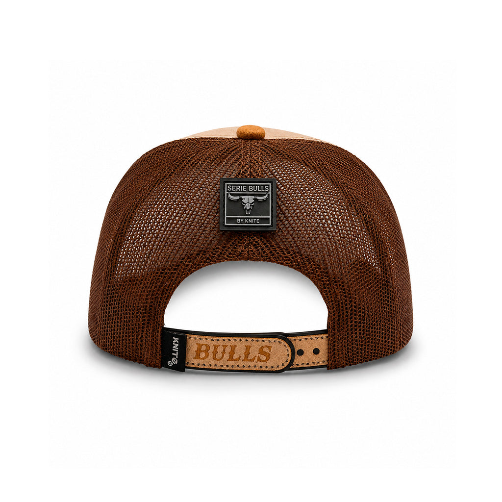 Gorra Knite Hombre Bulls Trucker Wild and West gamuza