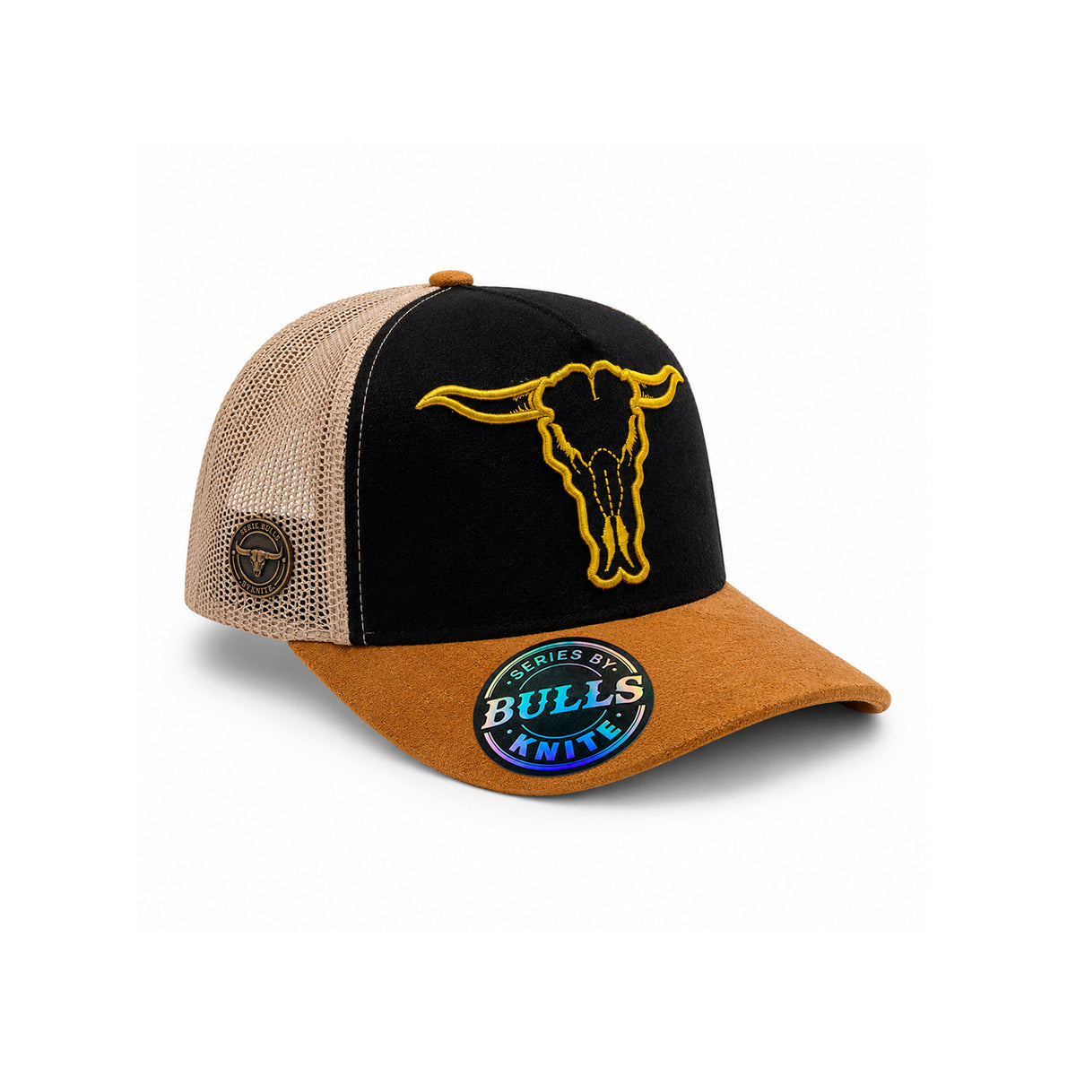 Gorra Knite hombre Bulls Trucker Vaquero Land gamuza