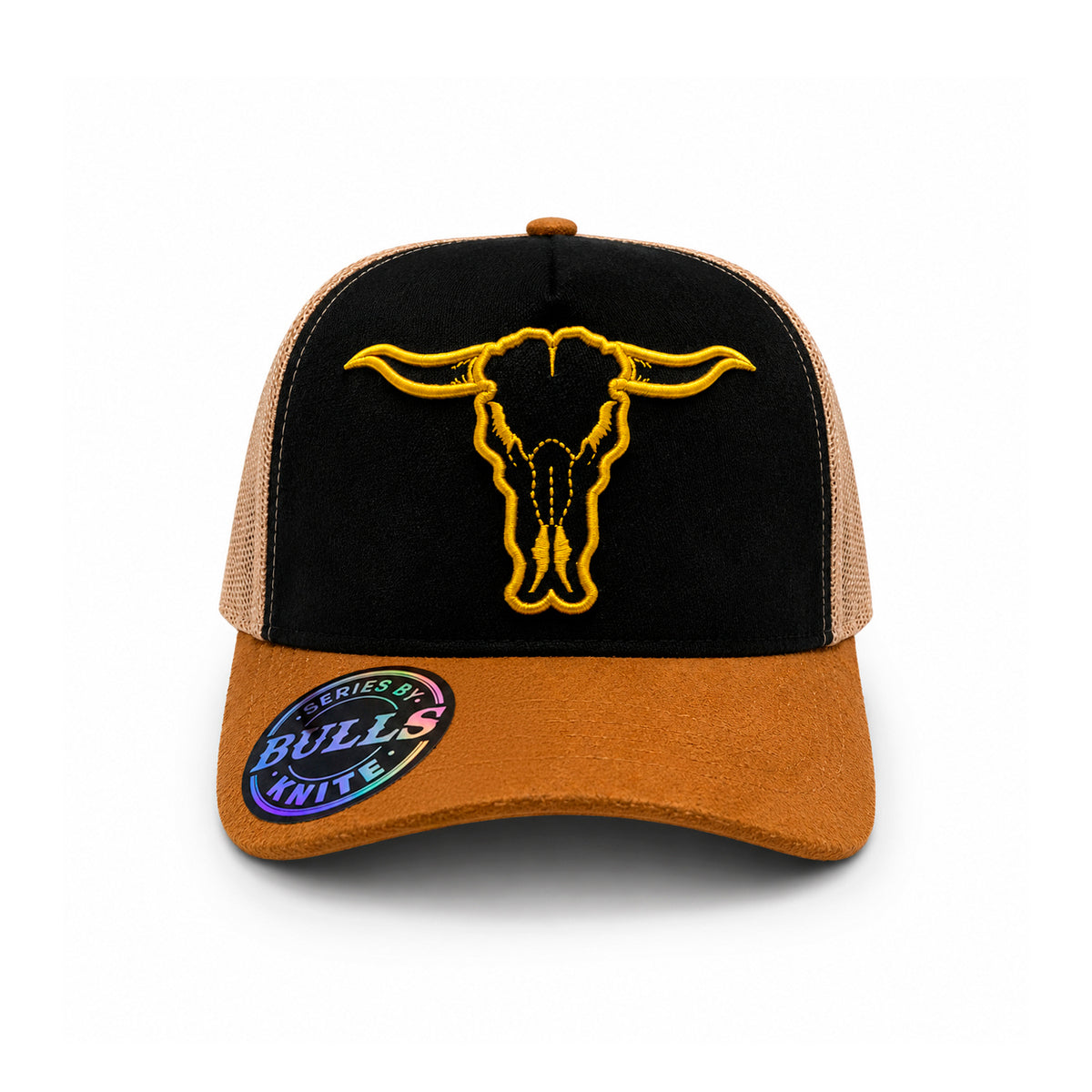 Gorra Knite hombre Bulls Trucker Vaquero Land gamuza