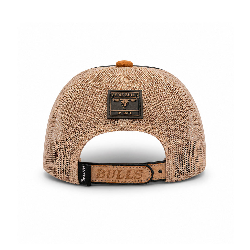 Gorra Knite hombre Bulls Trucker Vaquero Land gamuza