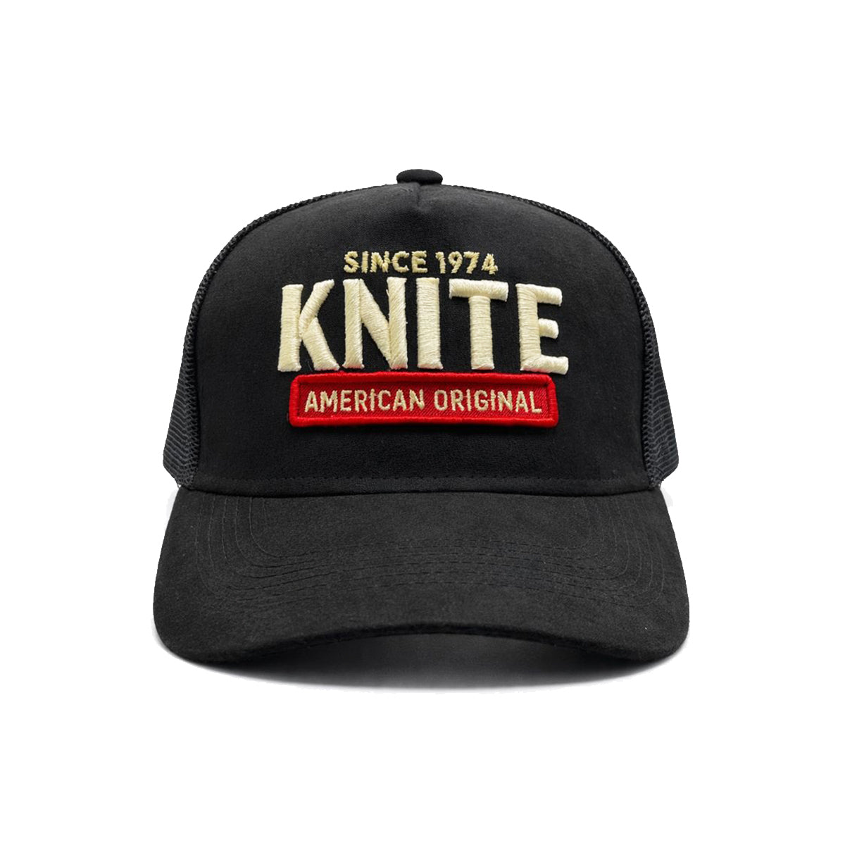Gorra Knite American Basic Trucker Ajustable Original Cap negro