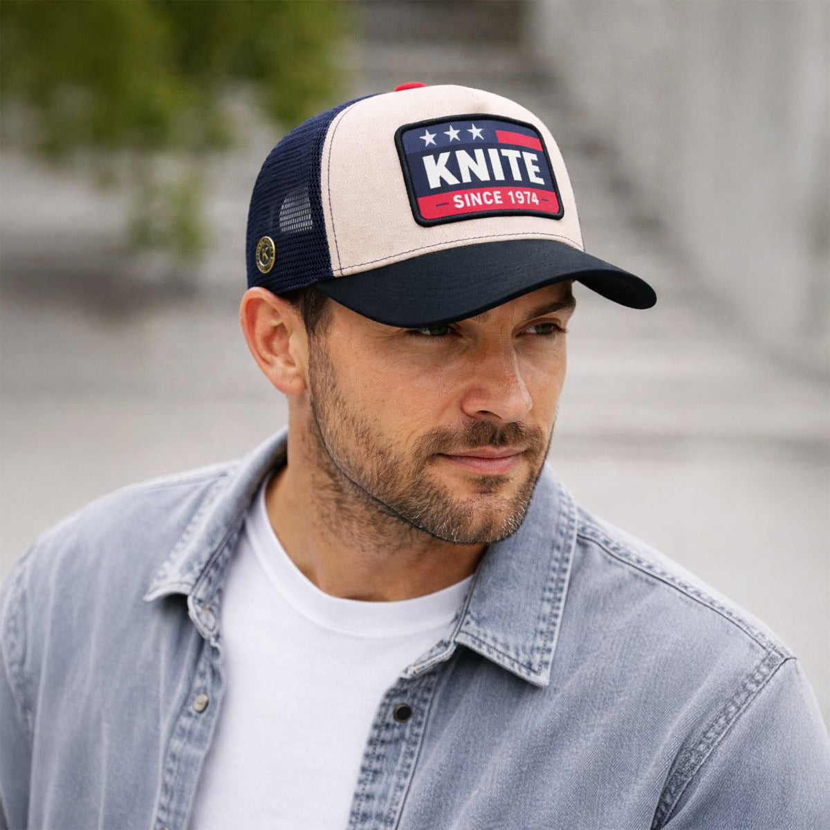 Gorra Knite Tools ThreeStars CL Trucker Ajustable Vintage