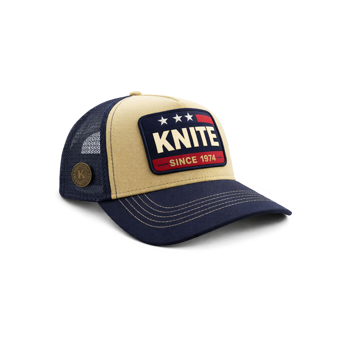 Gorra Knite Tools Three Stars Dos Lux Trucker Ajustable Vintage