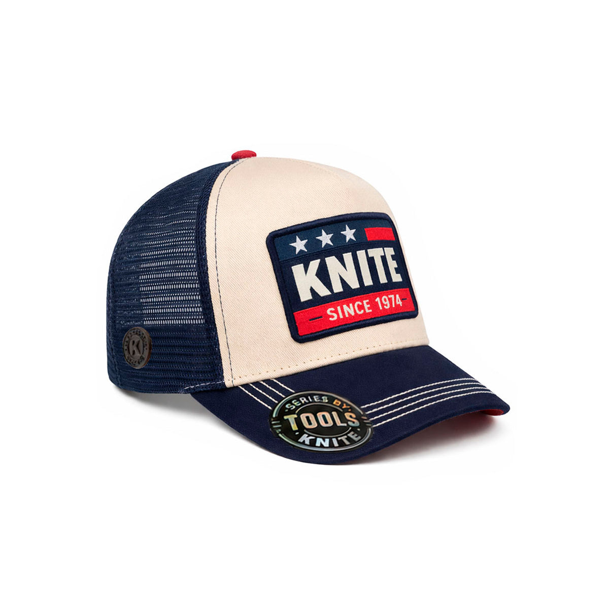Gorra Knite Tools Three Stars Dos Trucker Ajustable Vintage