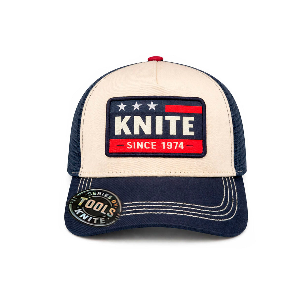 Gorra Knite Tools Three Stars Dos Trucker Ajustable Vintage