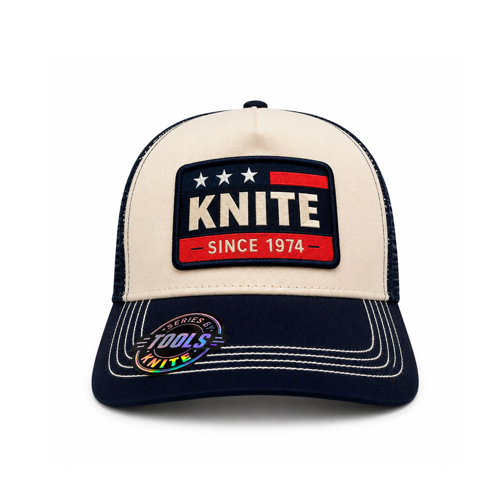 Knite Gorra para Hombre Trucker Tools Three Stars BiTwo Casual Malla