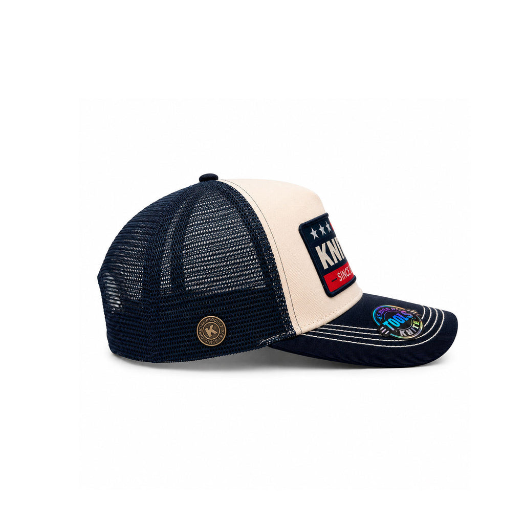 Knite Gorra para Hombre Trucker Tools Three Stars BiTwo Casual Malla
