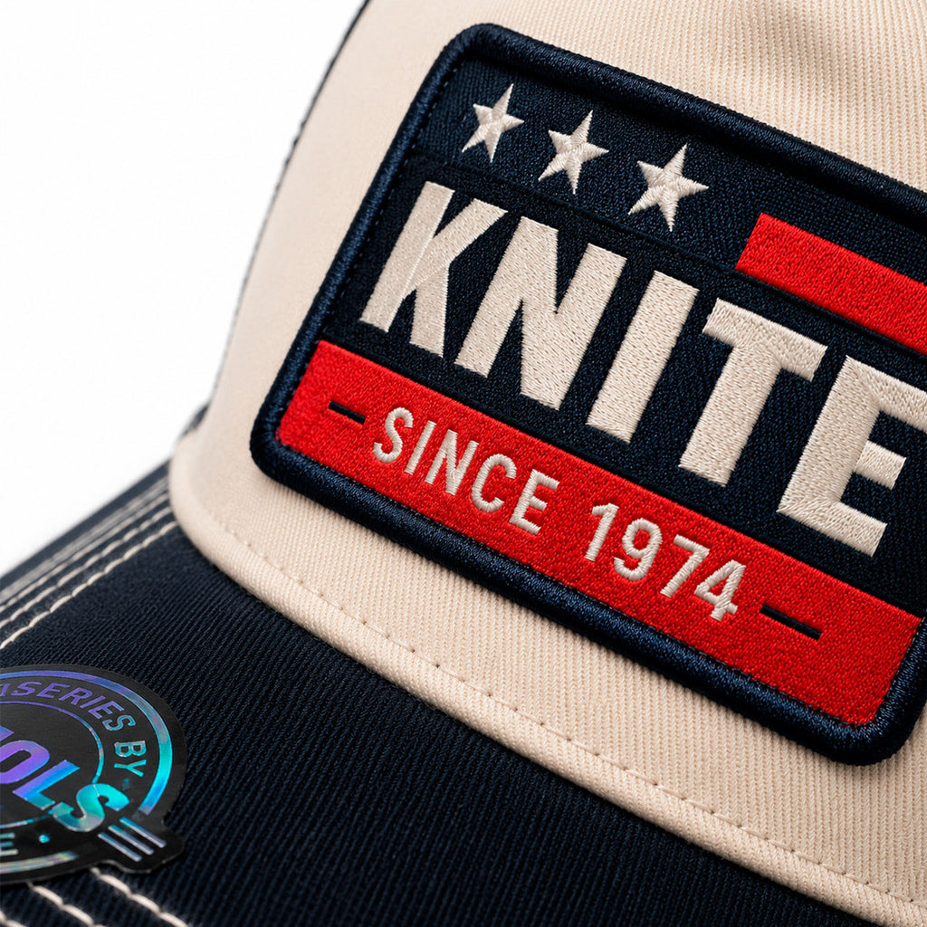 Knite Gorra para Hombre Trucker Tools Three Stars BiTwo Casual Malla