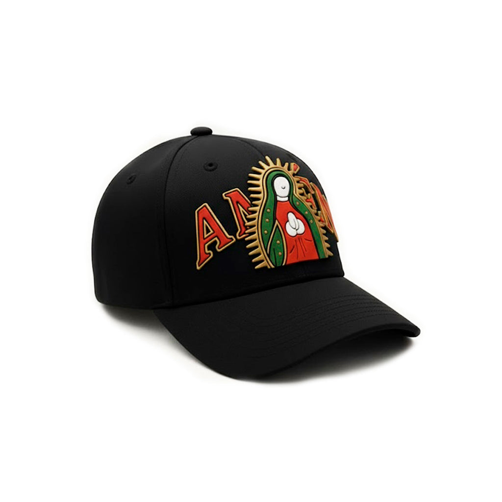 Gorra Virgen Amen estilo urbano ajustable Knite negra-Unitalla