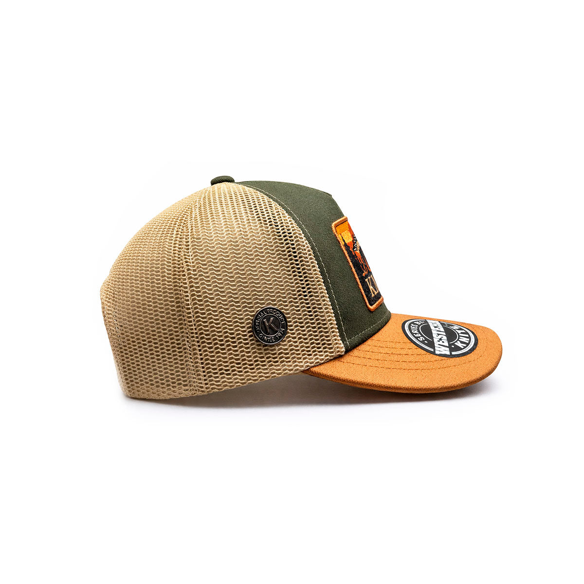 Knite Western Lux Gorra Trucker Alce Malla Transpirable Parche ajustable
