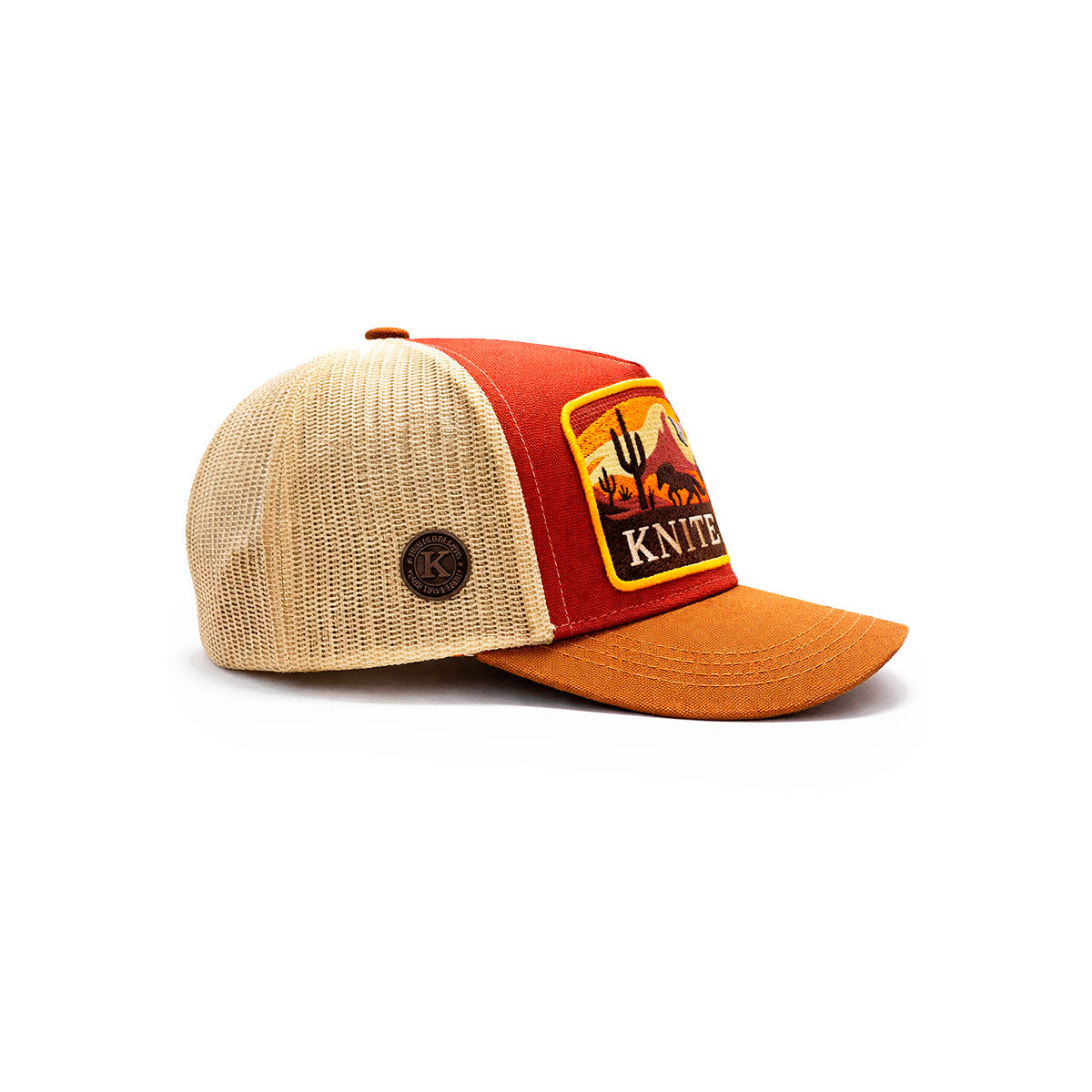 Knite Western Lux Gorra Trucker American Cactus Transpirable Parche ajustable