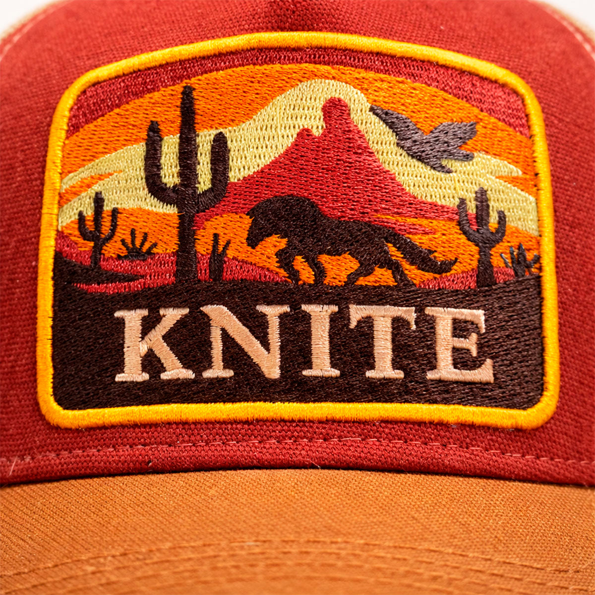 Knite Western Lux Gorra Trucker American Cactus Transpirable Parche ajustable