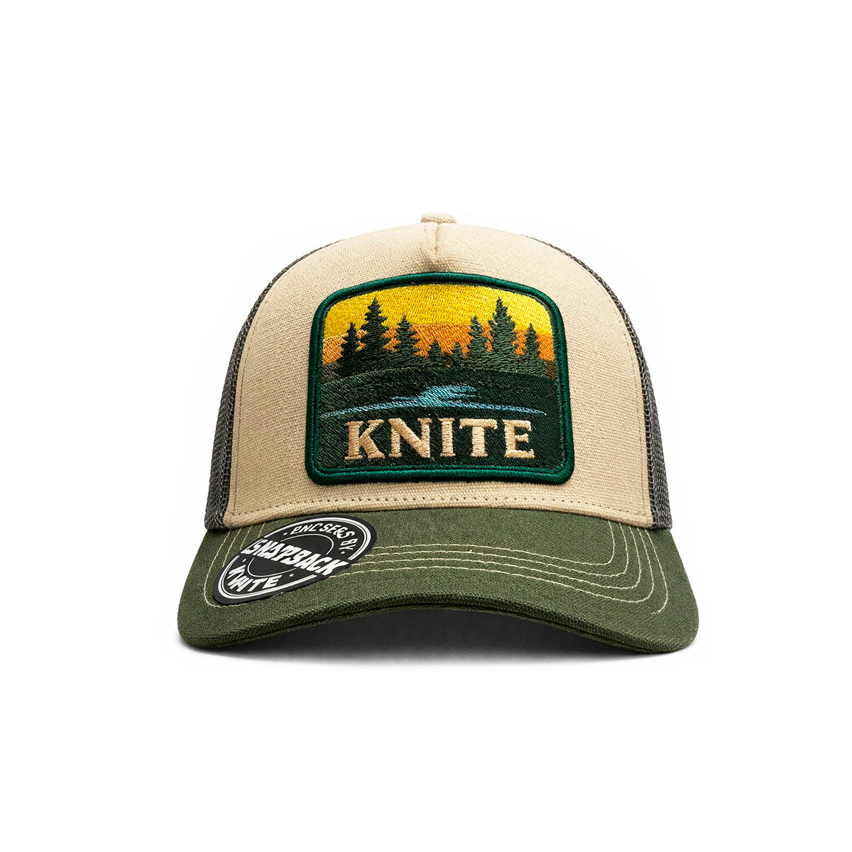Gorra Trucker Western Lux Greenk Militar Parche Bosque Outdoor