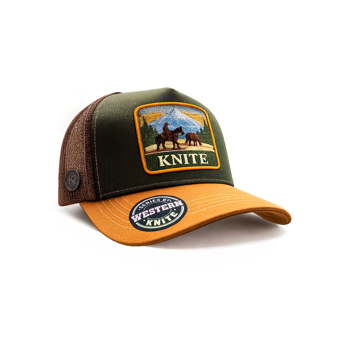 Knite Western Lux Gorra Trucker Mountain Malla Transpirable Parche ajustable