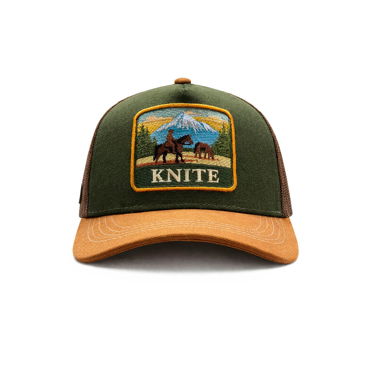 Knite Western Lux Gorra Trucker Mountain Malla Transpirable Parche ajustable