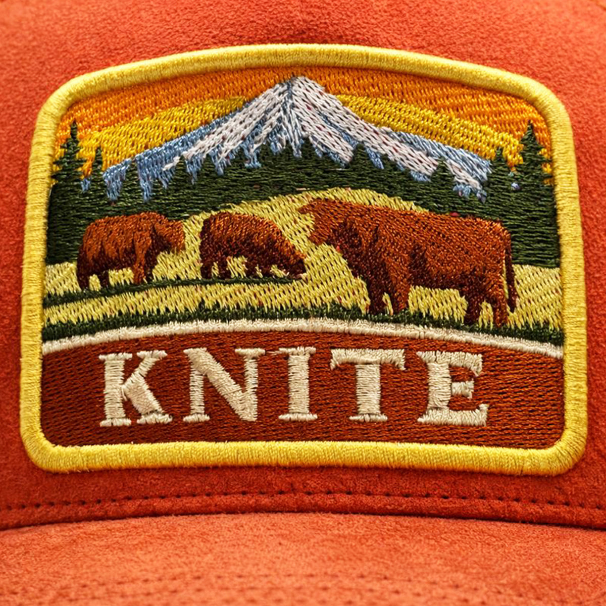Gorra Trucker western Knite Pines ajustable snapback malla-Unitalla