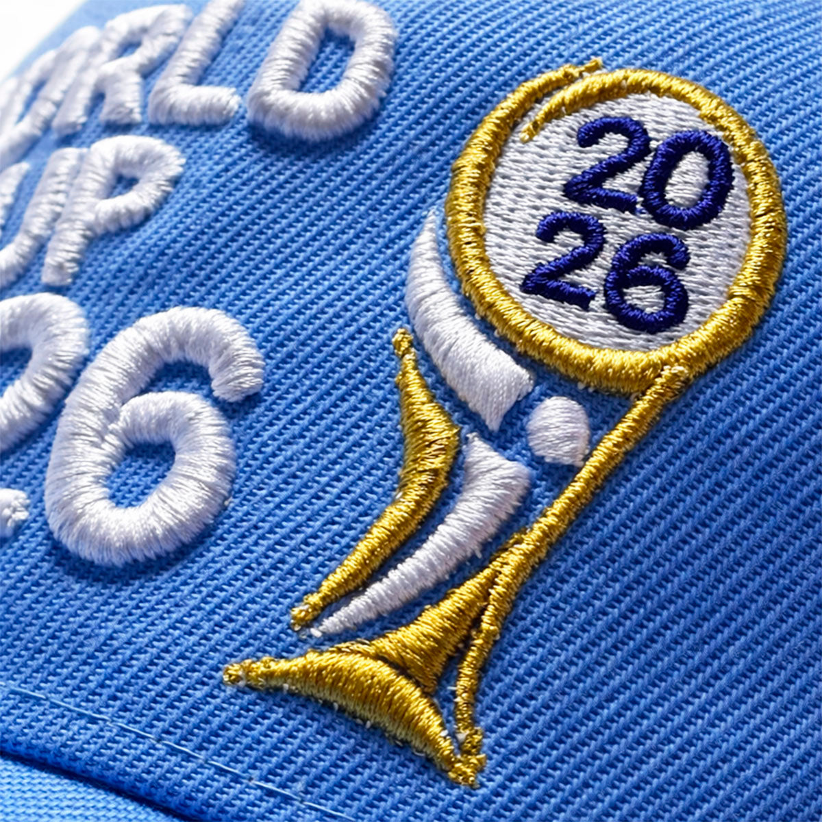 Gorra Fútbol Ajustable Argentina Celeste Copa 2026 Campeón