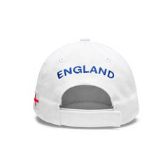 Gorra Fútbol Ajustable Inglaterra Blanca Copa 2026 Fan Sport