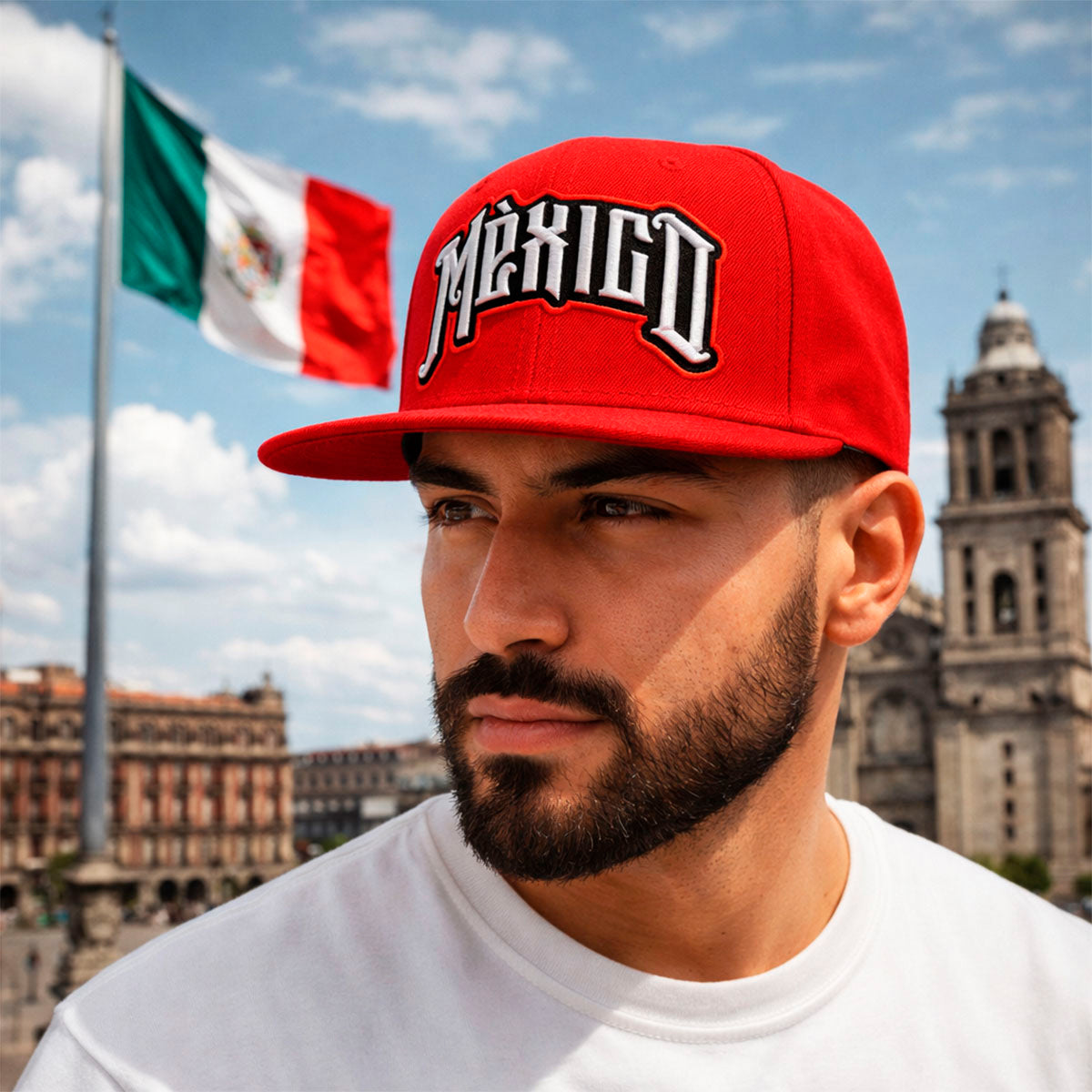 Gorra México Knite Gothic Snapback Visera Plana World Cup