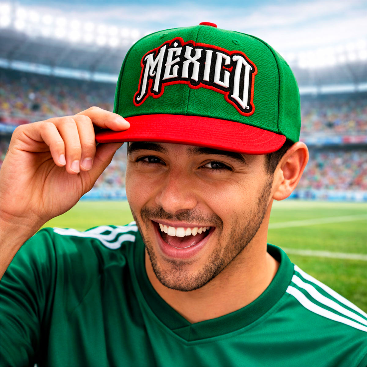 Gorra México Knite Gothic Snapback Visera Plana World Cup