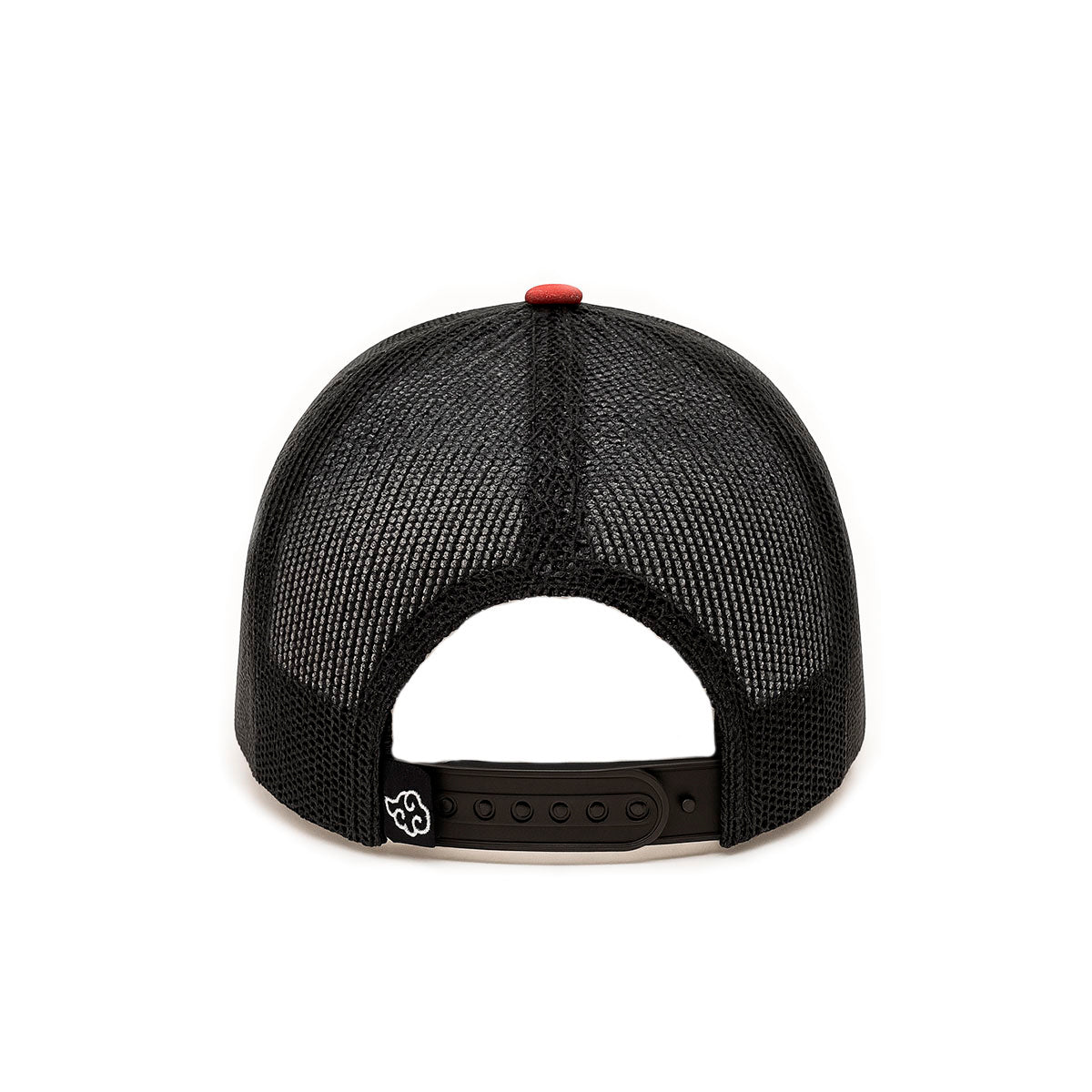 Gorra Trucker Itachi Uchiha NARUTO Roja y Negra