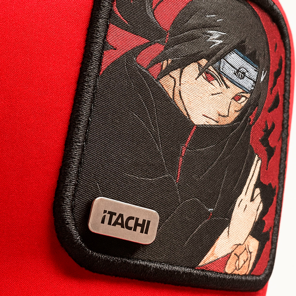 Gorra trucker roja y negra Itachi Uchiha NARUTO ajustable