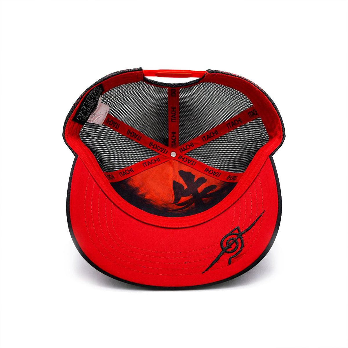 Gorra trucker roja y negra Itachi Uchiha NARUTO ajustable