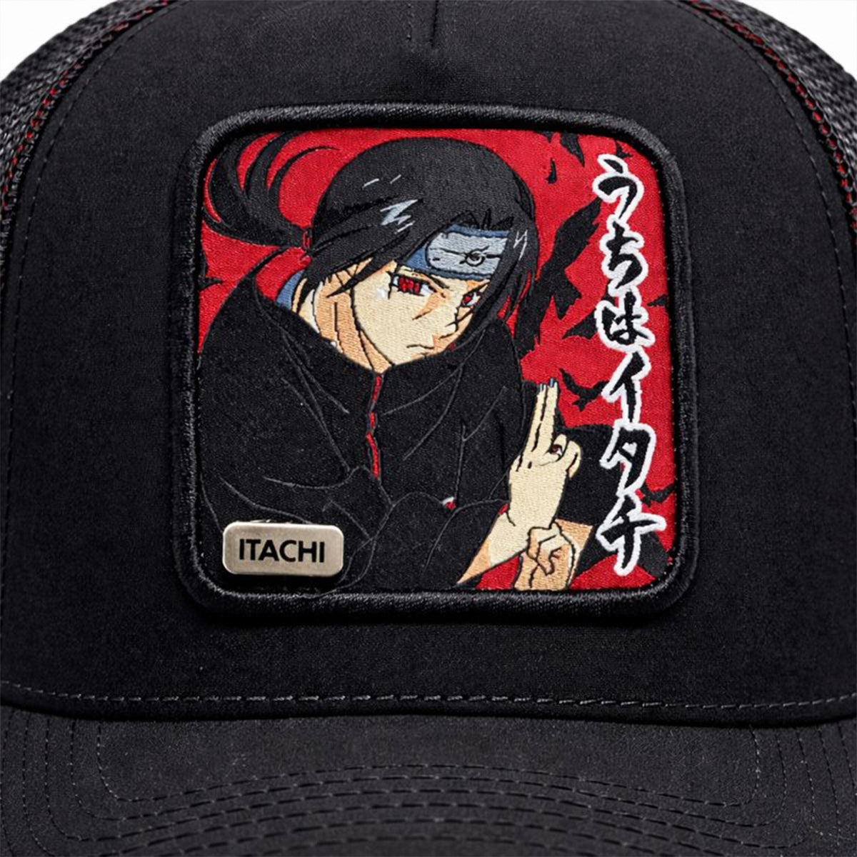 Gorra trucker roja y negra Itachi Uchiha NARUTO ajustable