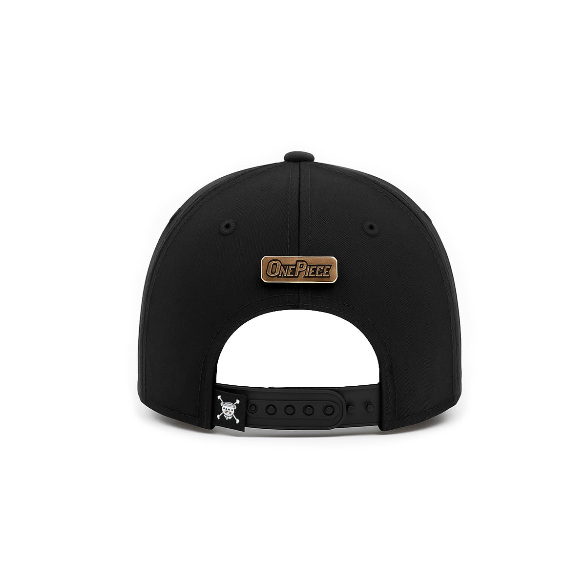 Gorra ajustable snapback emblema Luffy One Piece negro