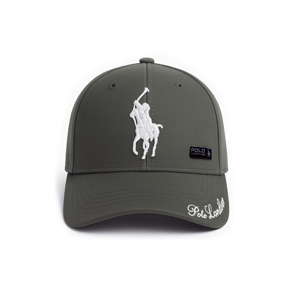 Gorra Polo Champs ajustable con broche snapback para hombre verde