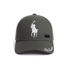 Gorra Polo Champs ajustable con broche snapback para hombre verde