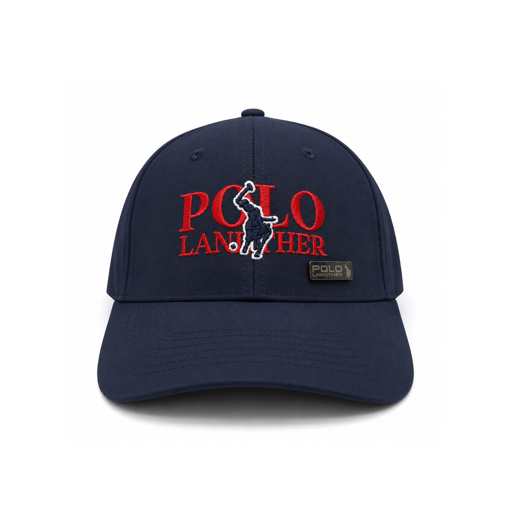 Gorra Polo Caballero Blue Elegance Bordada Beisbolera azul