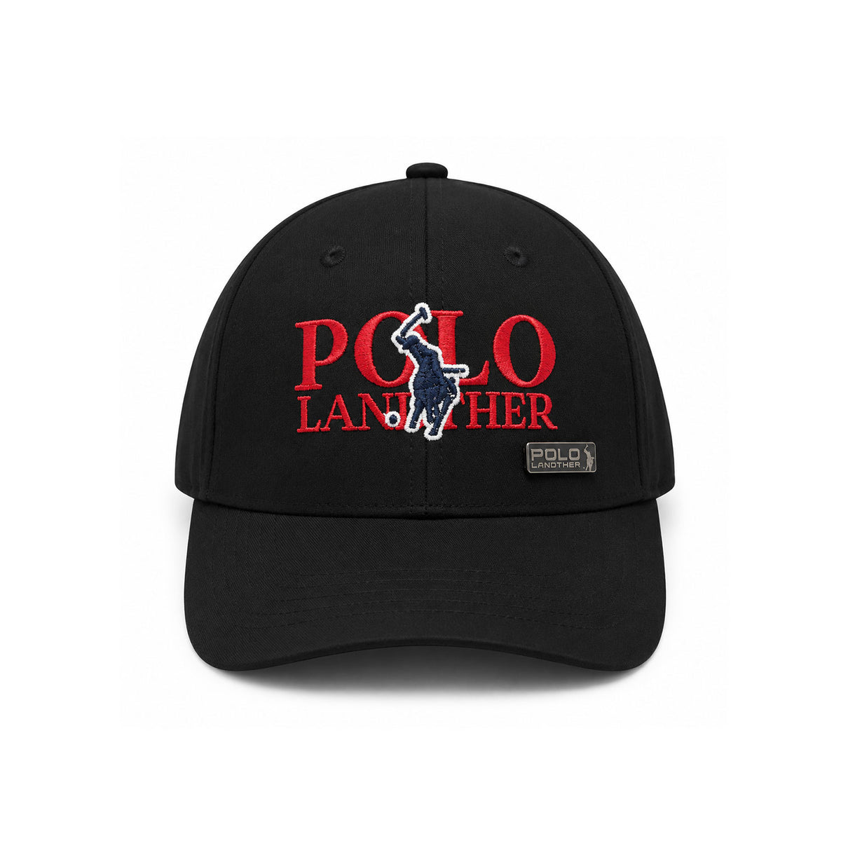 Gorra Polo Caballero Blue Elegance Bordada Beisbolera negro