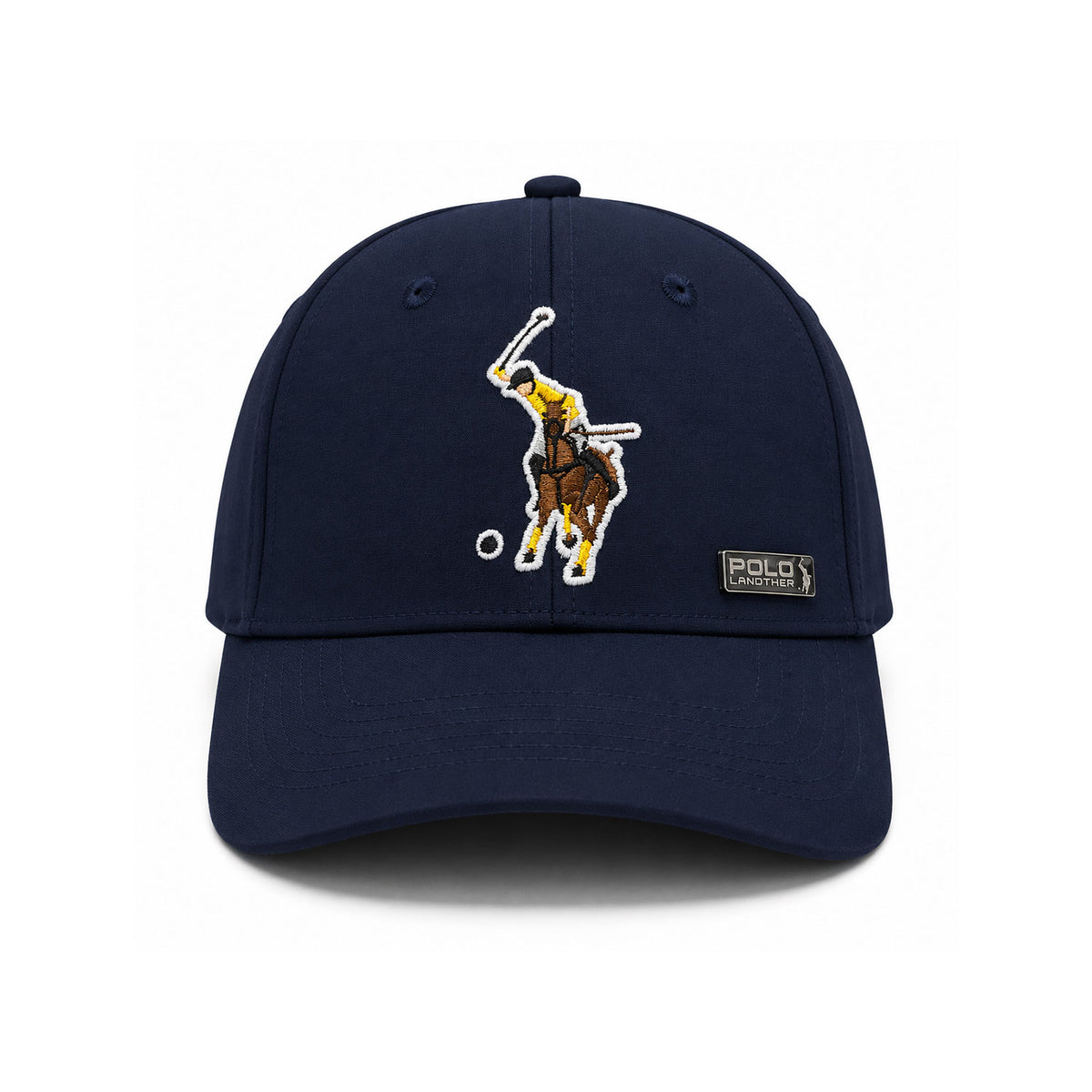 Gorra Polo Caballero Colored Jockey Bordada Beisbolera azul