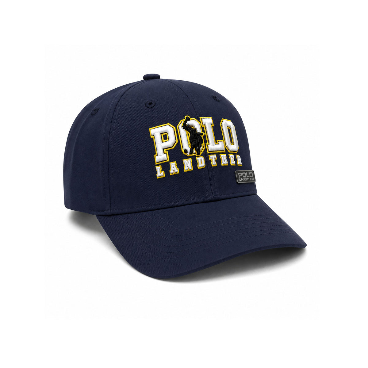 Gorra Polo Caballero College Edition Bordada Beisbolera azul