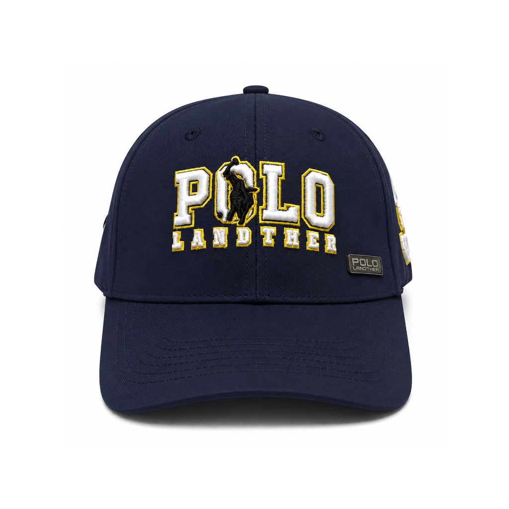 Gorra Polo Caballero College Edition Bordada Beisbolera azul